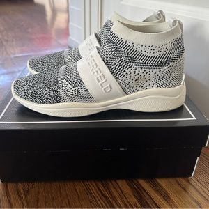 Karl Lagerfeld Phoenix Patterned Knit Sneakers